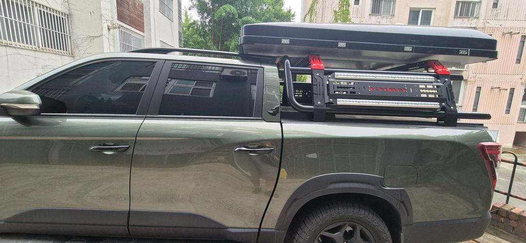 렉스턴 스포츠 칸 벙커롤바 +YM테크 슬라이딩 커버 이미지