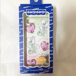 어프어프케이스 핸드폰케이스 아이폰7 8 SE2 하트 곰돌이