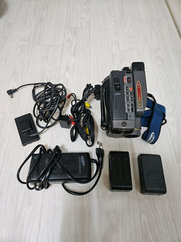 골동 레트로 삼성 마이캠 SV-A110 8mm 캠코더 풀세트 수집 소장 부품용 이미지