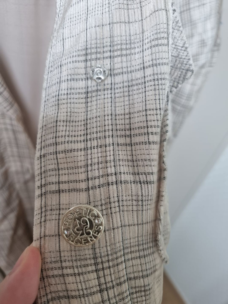 한섬 타임 time 체크 셔츠 벨티드 원피스 이미지