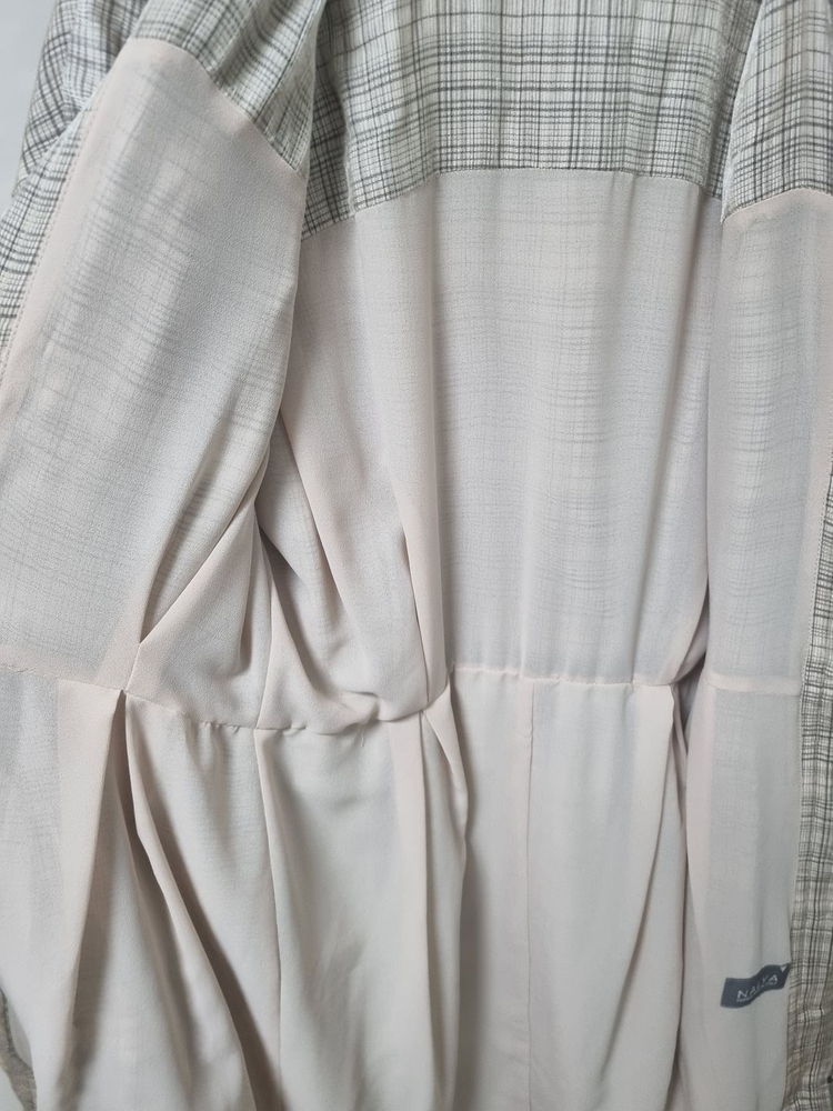 한섬 타임 time 체크 셔츠 벨티드 원피스 이미지