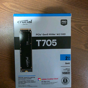 마이크론 Crucial T705 2TB Gen5 SSD 미개봉 새제품