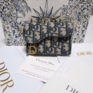 [100%/정품] 디올 새들 오블리크 자카드 카드지갑, 디올지갑,디올카드지갑,디올새들지갑