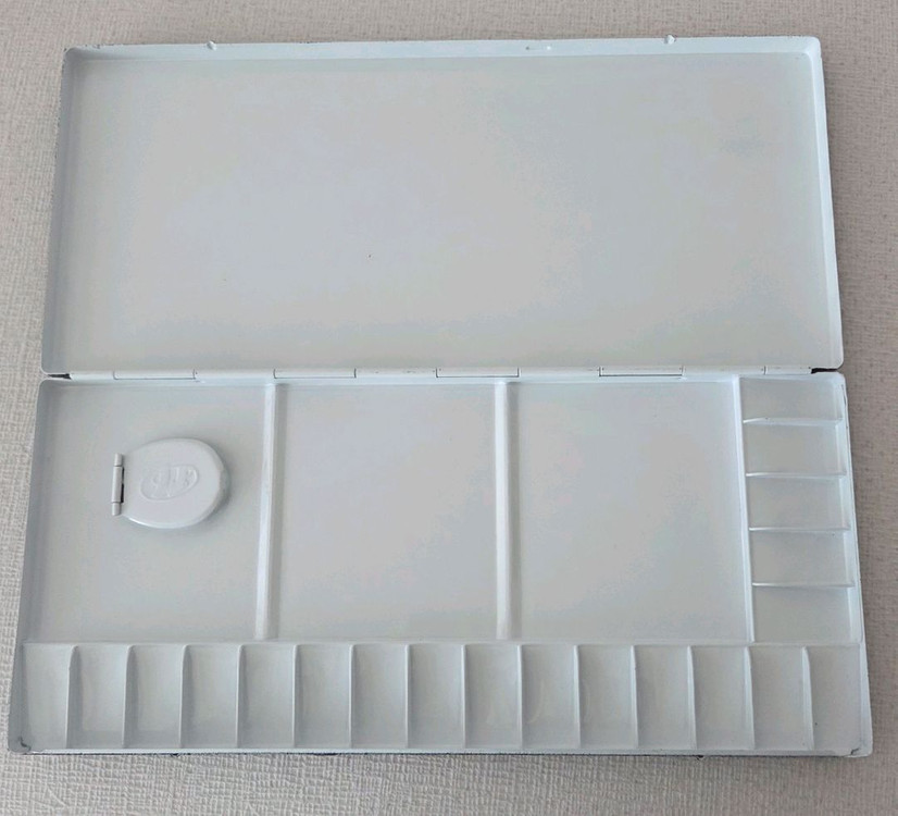 새제품,덤포함)민신아트 수채화 파레트 No.720 +덤 왕자조각도6개세트 + 파레트--1