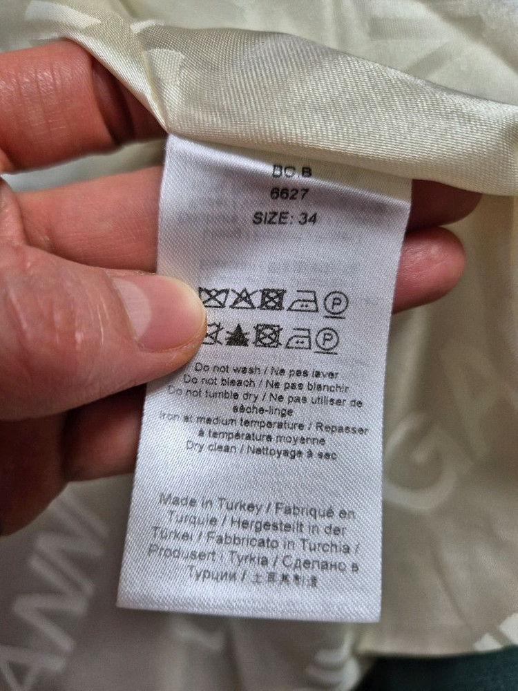 GANNI 가니 오프 센터 벨티드 블레이저 34사이즈--4