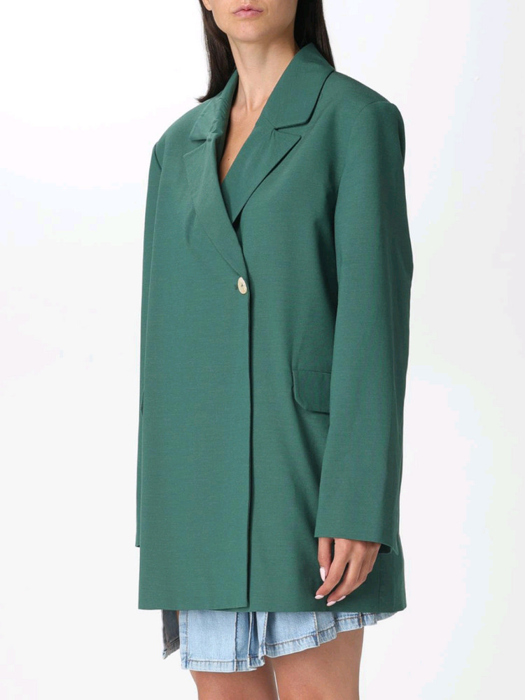 GANNI 가니 오프 센터 벨티드 블레이저 34사이즈--5