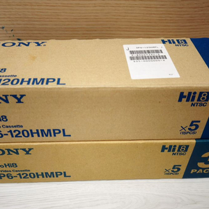 미개봉 소니 8mm 캠코더 비디오 테이프(3P6-120HMPL) 24개 이미지