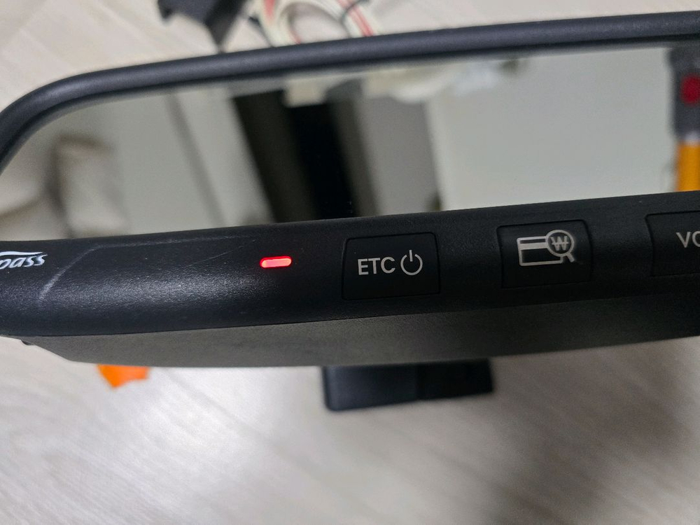 현대ㆍ기아 순정 하이패스룸밀러 ㅡ경차ㅡ모닝,스파크 개조없이 장착가능 합니다 ㆍ설치부자재 전부포함--2