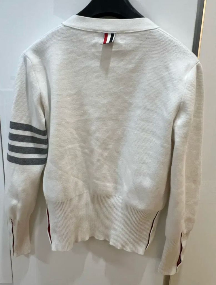 톰브라운 여성 밀라노스티치가디건 42--1