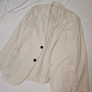 폴햄 린넨 마 블레이저 자켓 코튼 클래식 L 남성 정장 (거의 새상품)