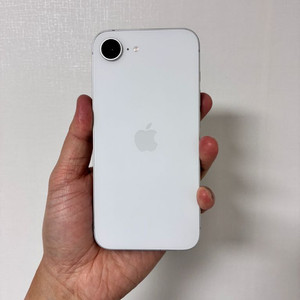 아이폰16e 256기가 화이트 애플케어플러스 포함 AppleCare+ 27년3월까지