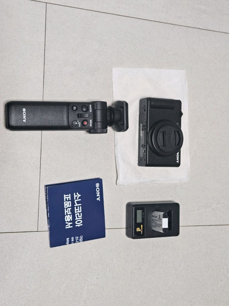 소니 zv-1f +슈팅그립 브이로그 카메라--1