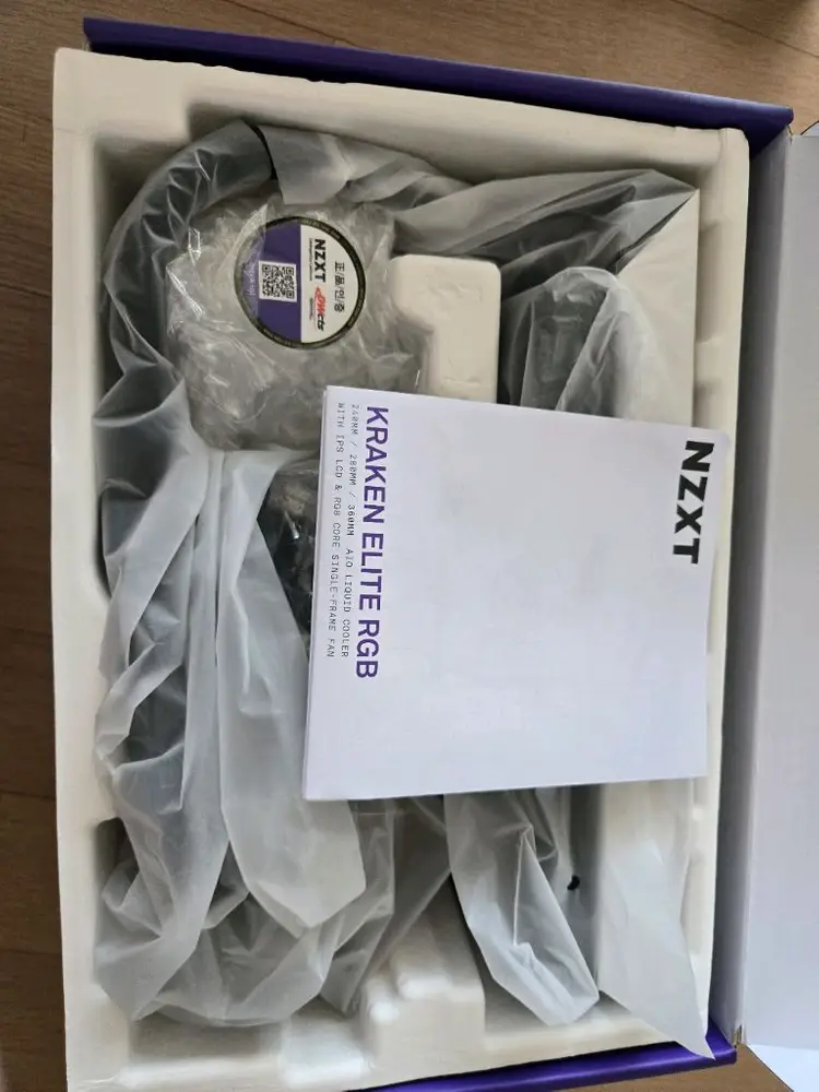nzxt kraken 240 elite rgb v2 black 팝니다 이미지