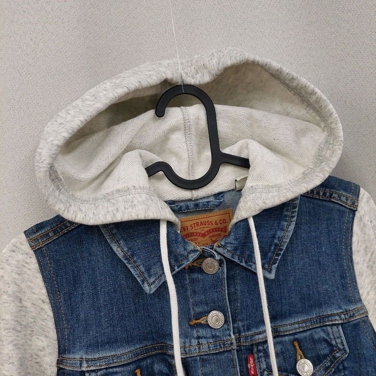 리바이스 후드 청자켓 이미지