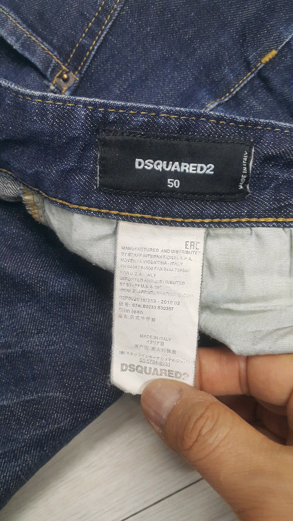 [정품] 디스퀘어드2(스판) 수입대님 36인치(No.98)이태리판! 드라이완료!--5