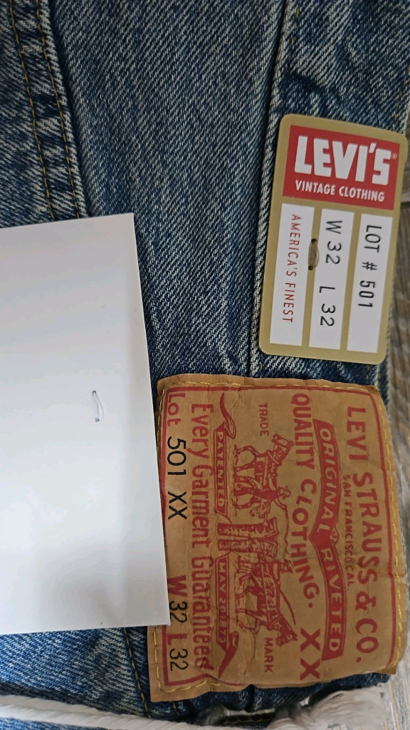 리바이스 LVC 1955 501 블랙잭 32x32--3