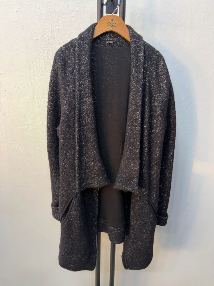 정품) theory 띠어리 블랙 가디건 M--0