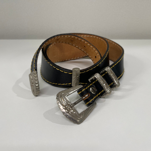 꼼데가르송 90s 웨스턴 레더 벨트 AD1990-1992