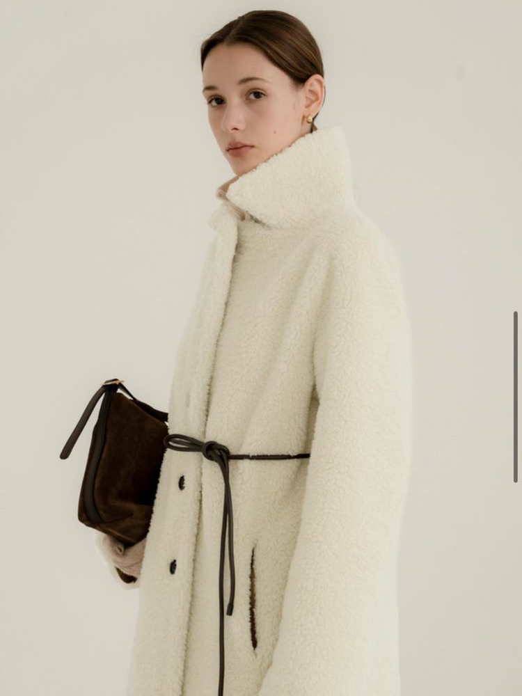 (umer) 유메르 리버시블 시어링 코트 무스탕 새제품 이미지