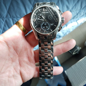 정품 해밀턴시계 H32612131 재즈마스터 크로노쿼츠 42mm