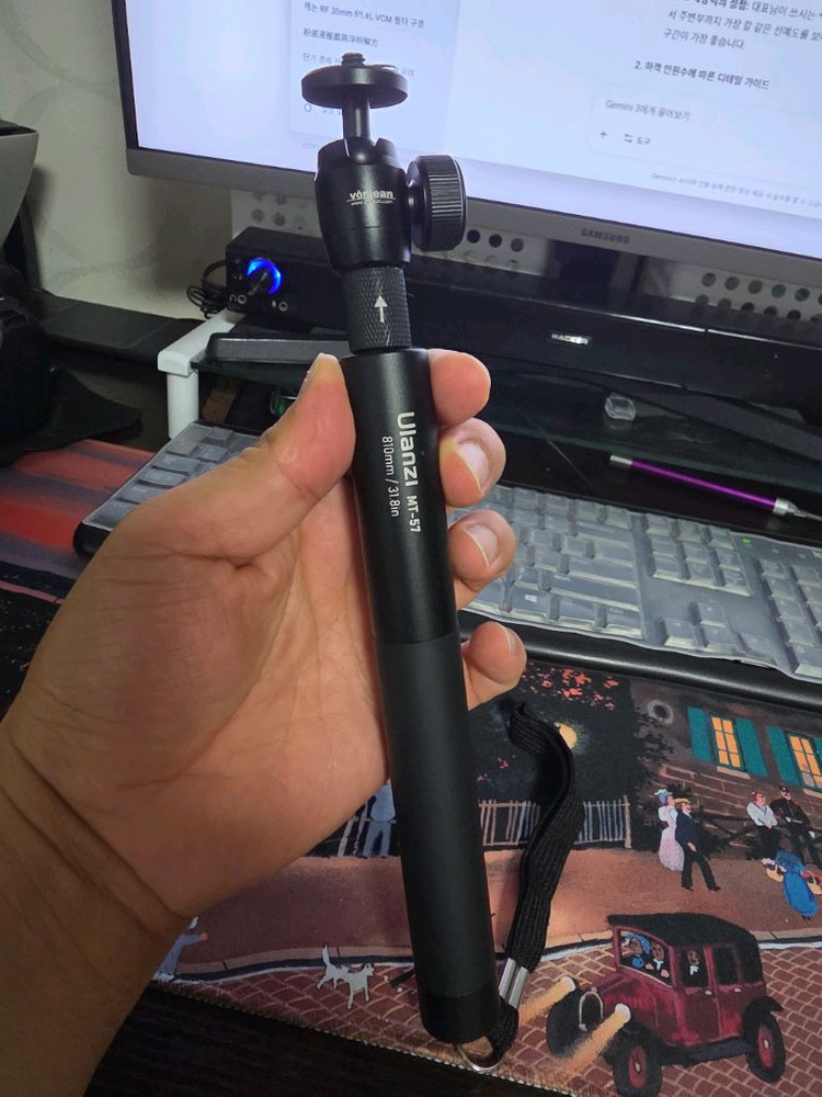 Ulanzi MT-57 셀카봉+ Vonjean 볼헤드 이미지