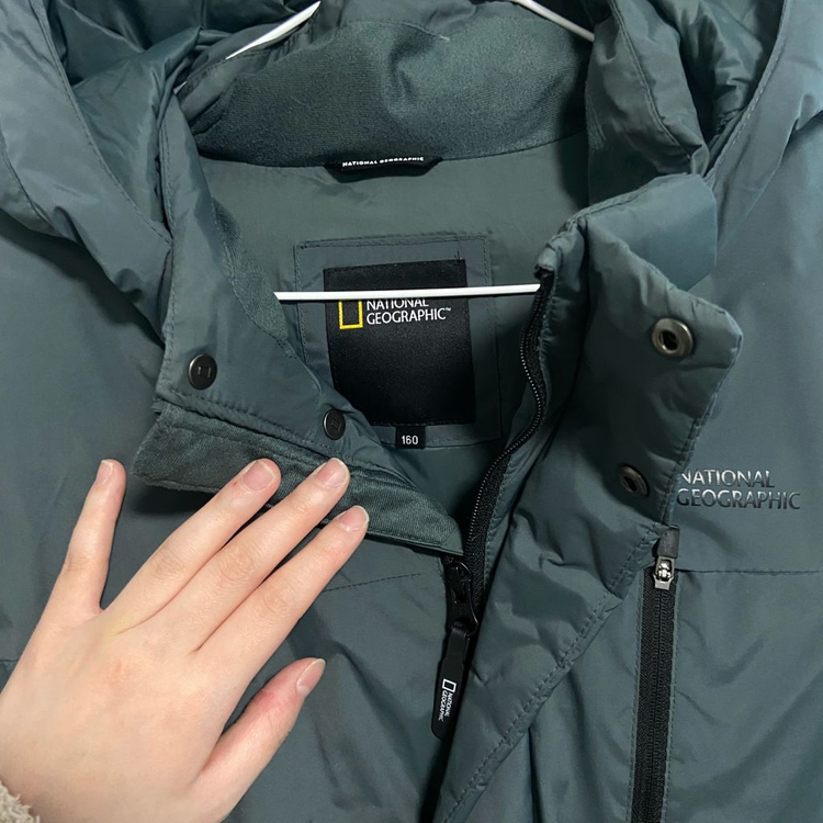 내셔널지오그래픽 22 키즈 씬다운 롱패딩 160 이미지