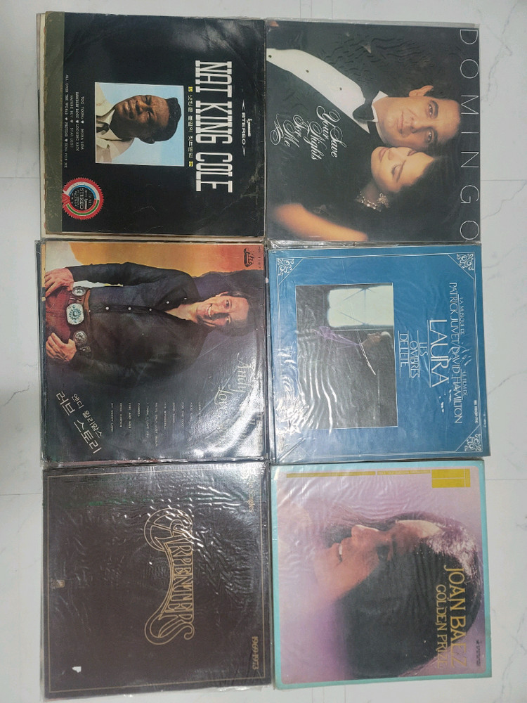 80년대 한국 가요 LP 레코드 컬렉션48장 일괄판매--4