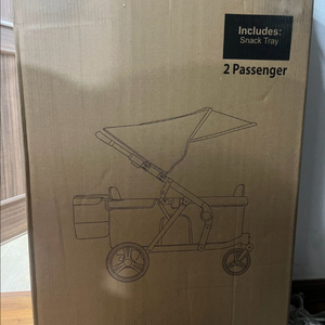 킨즈 듀오 웨건(블랙) 2인용 웨건 새상품 이미지