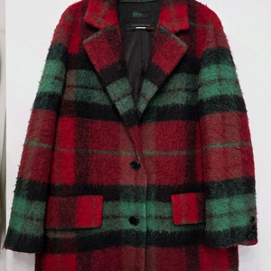 베네통 여성 이태리 모직 코트