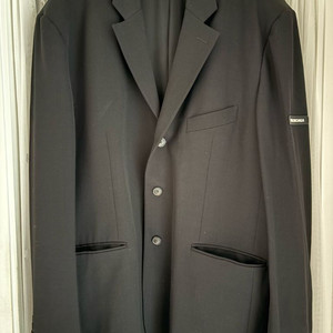 발렌시아가 플루이드 비스코스 개버딘 워시드 자켓 블랙