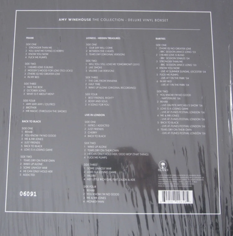 수입 Amy Winehouse - The Collection 고음질 [Limited 8LP Box Set] 이미지