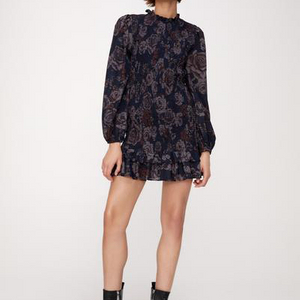 자라 장미 패턴 원피스