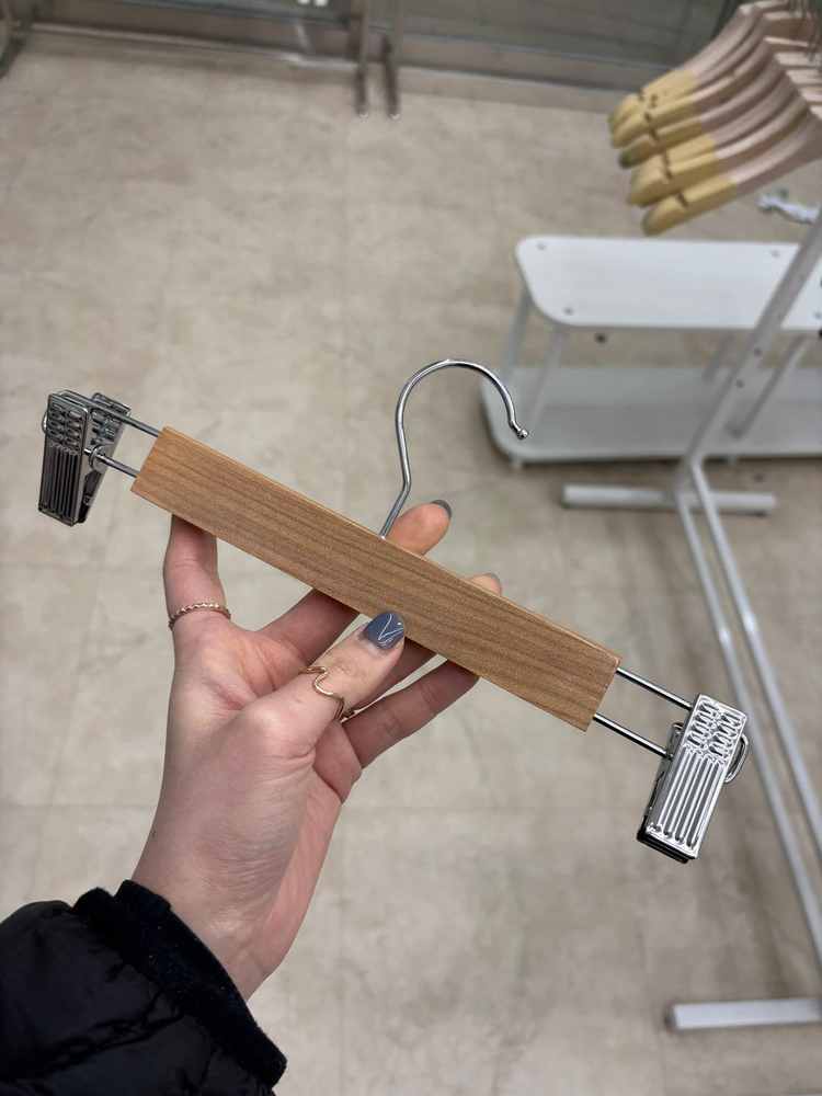 원목 옷걸이 (성인 상의, 성인 하의, 아동 상하의)--5