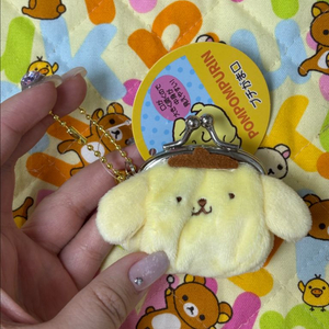 산리오 폼폼푸린 미니 가마구치 동전지갑 키링 [일본정품 새상품] 이미지