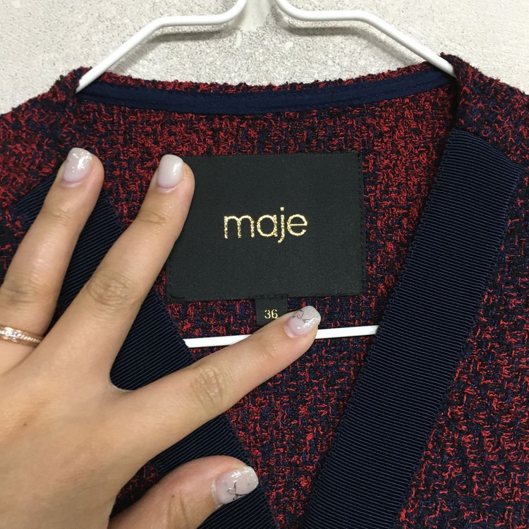 MAJE 마쥬 트위드 자켓 36--2