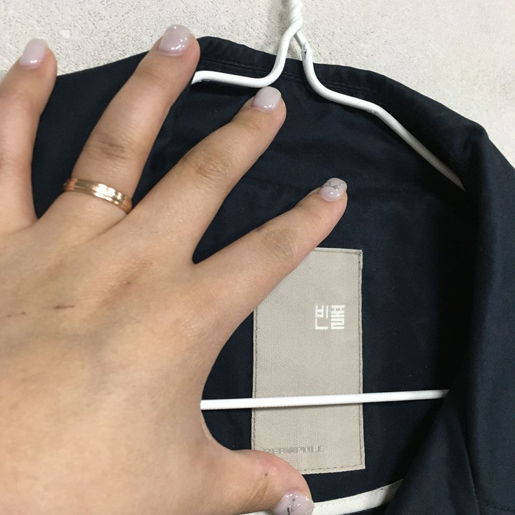 빈폴 레이디스 네이비 벨트 트렌치코트 90 이미지