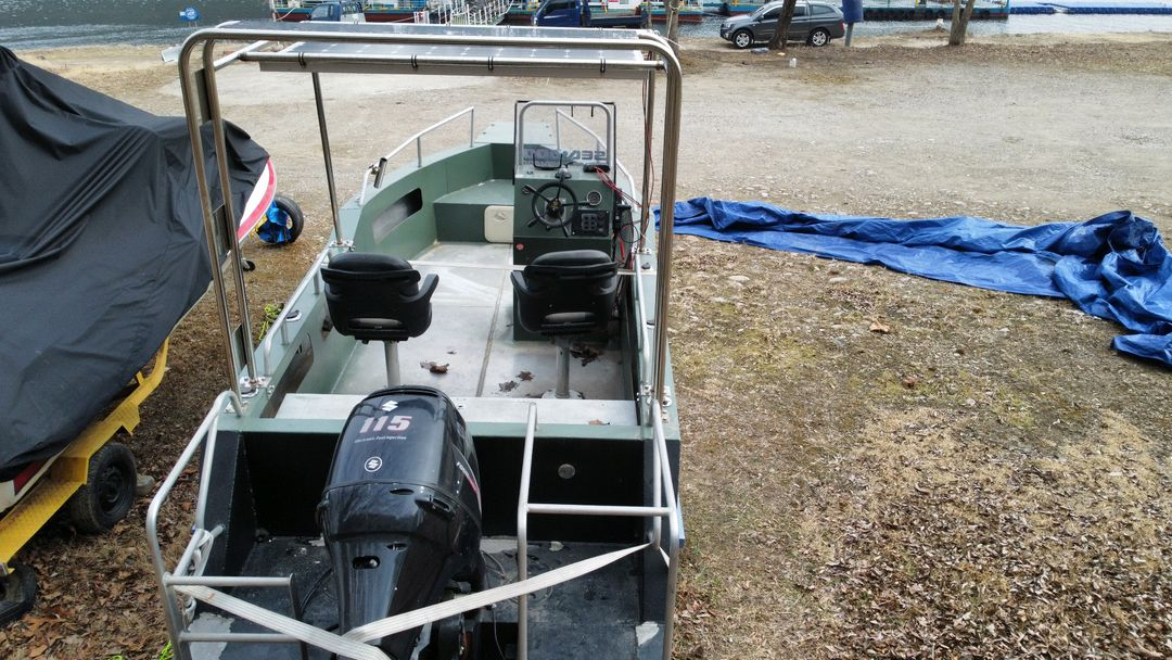 알미늄 낚시보트 115마력 이미지