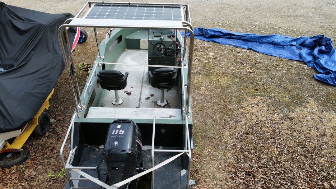 알미늄 낚시보트 115마력 이미지