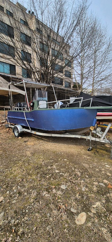 알미늄 낚시보트 115마력 이미지