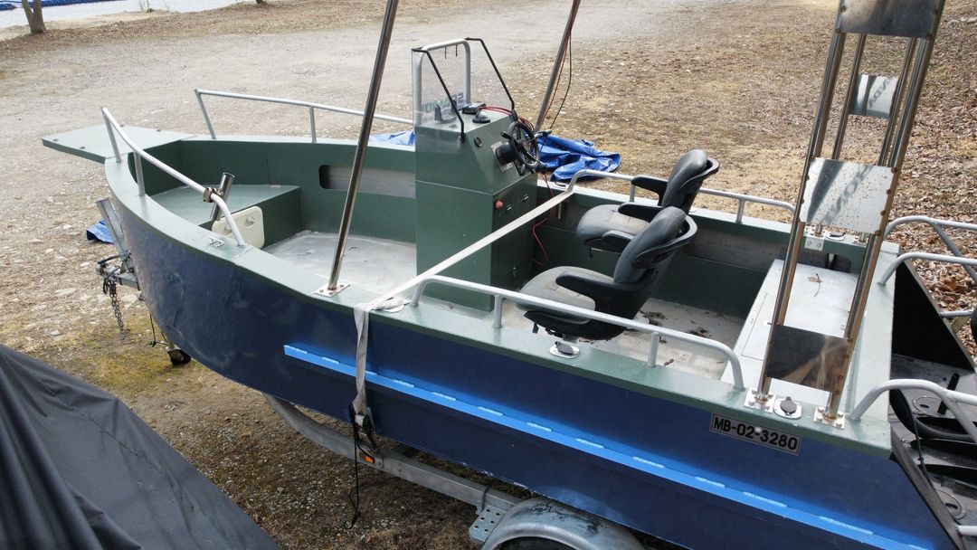 알미늄 낚시보트 115마력 이미지