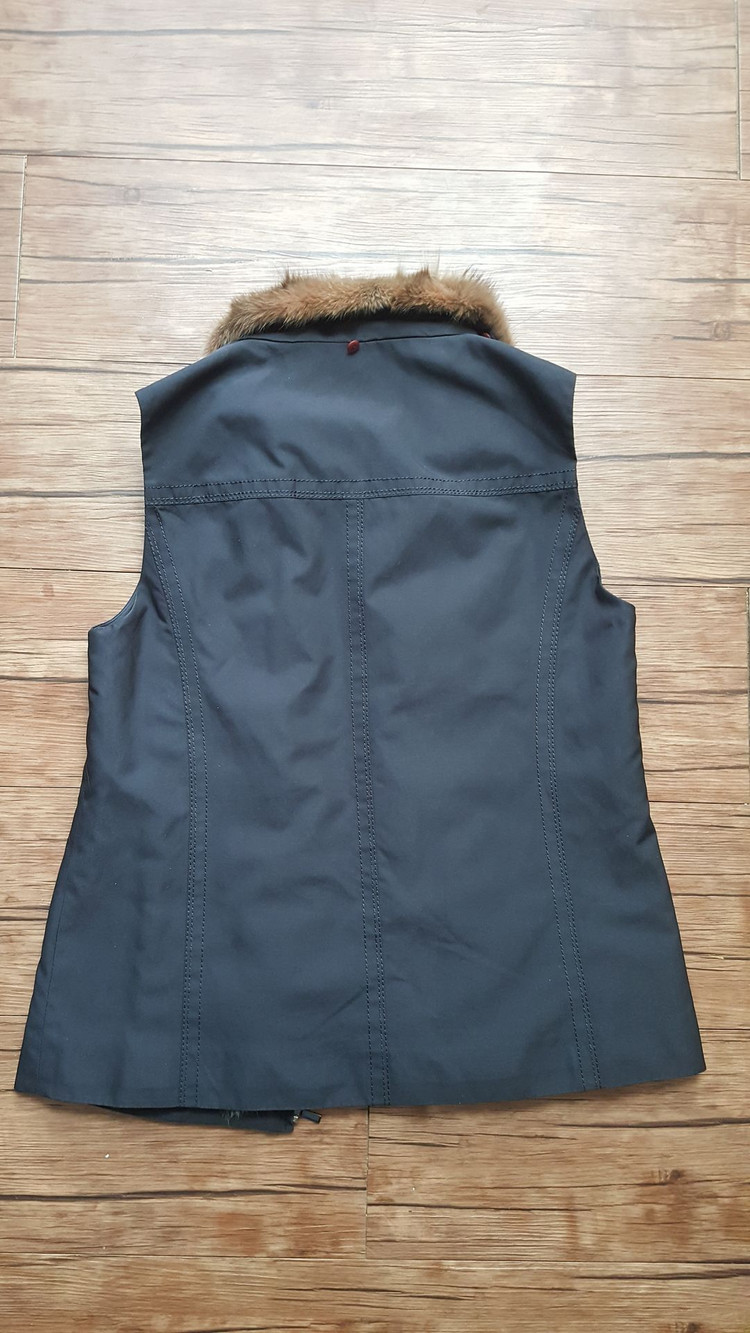 여성 55 66 솔레지아 폭스퍼 재킷 점퍼 코트 +베스트 조끼 이미지