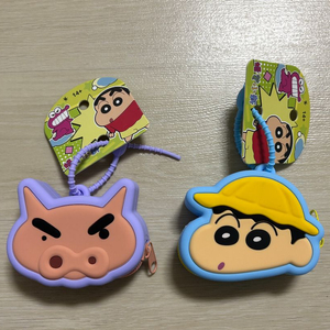 유치원 짱구, 부리부리대마왕 동전지갑 캐릭터 실리콘 재질 동전지갑 새상품
