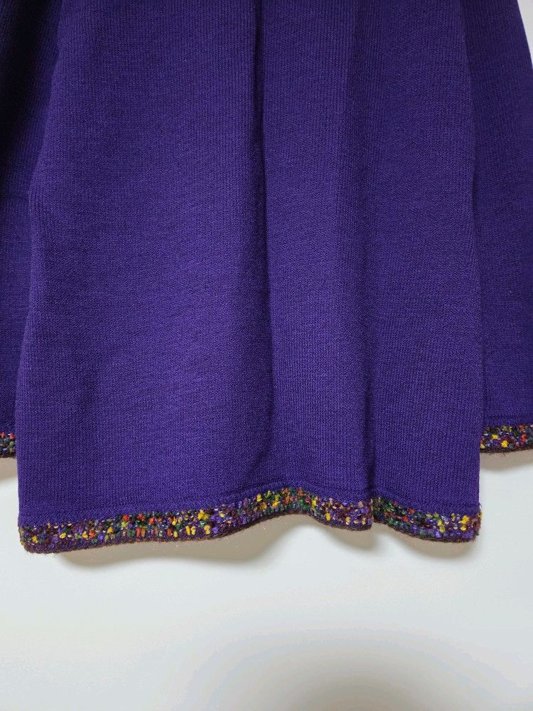 센죤 ST.JOHN 멀티 컬러 트위드 라이닝 니트 가디건 자켓 (6)--7