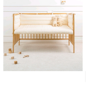 (새상품)마롤로뜨 아기침대 범퍼가드+내추럴 아이보리 세트(4면+바닥) 이미지