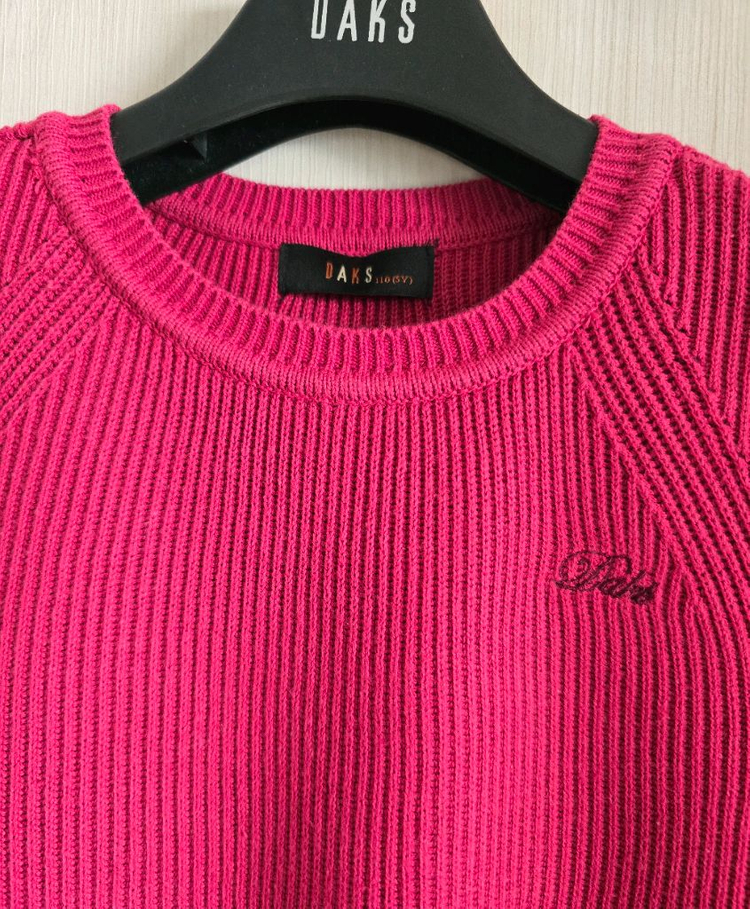 닥스키즈 여아 체크 원피스 니트 조끼 110-120사이즈 이미지