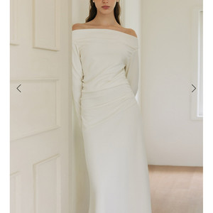 브라이드앤유 오프숄더 쉴드 롱 드레스 돌잔치드레스 2부드레스