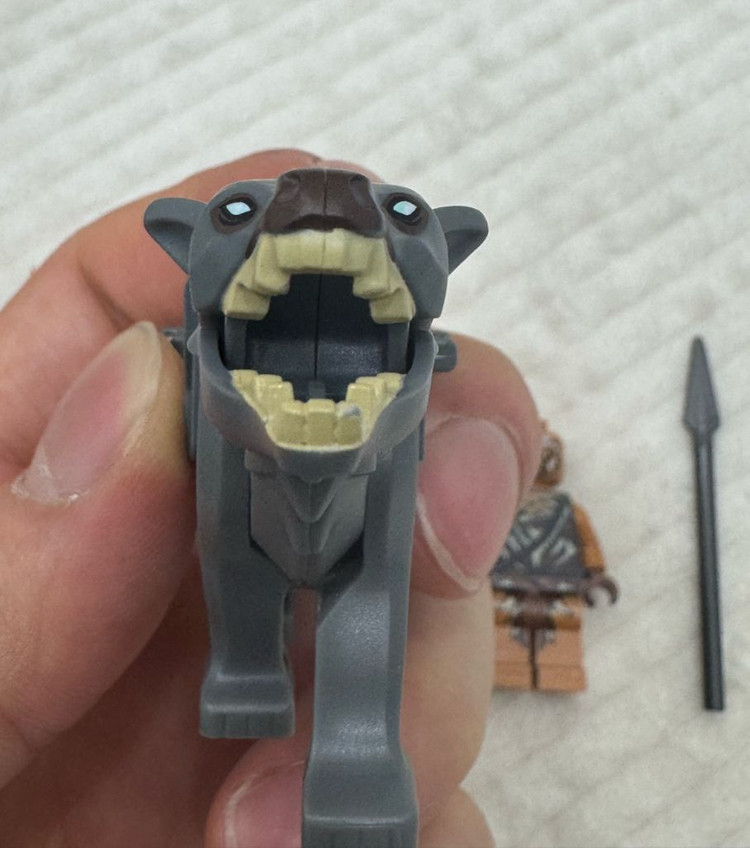 레고 반지의 제왕 호빗 오크 2개, 와르그 1개 이미지