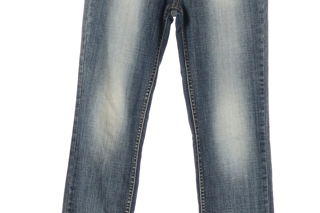 보헤미안서울 워싱 스트레이트 하이 라이즈 데님 청바지 S 이미지