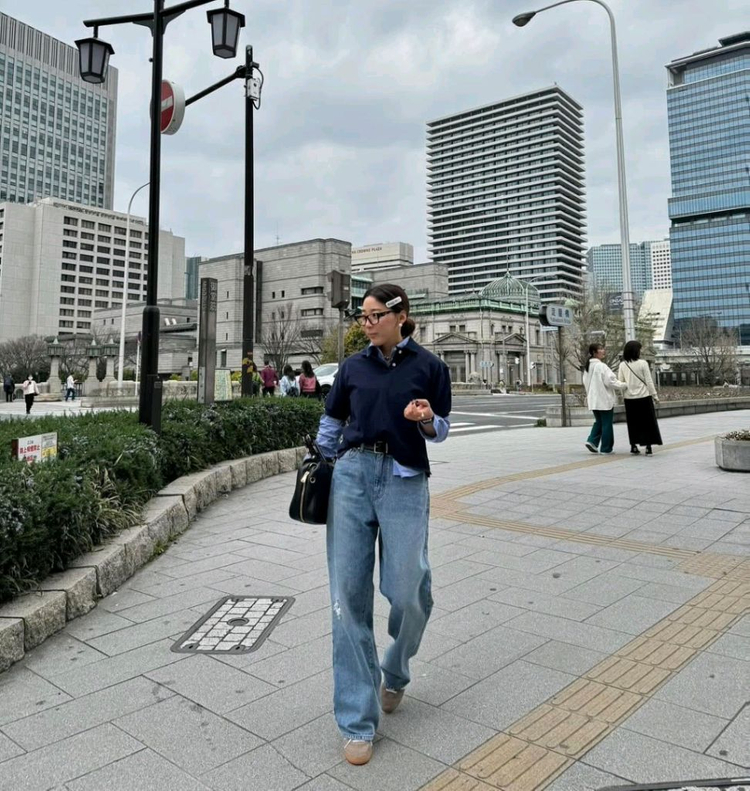 캘리에디 스트레이트 데님xs 이미지