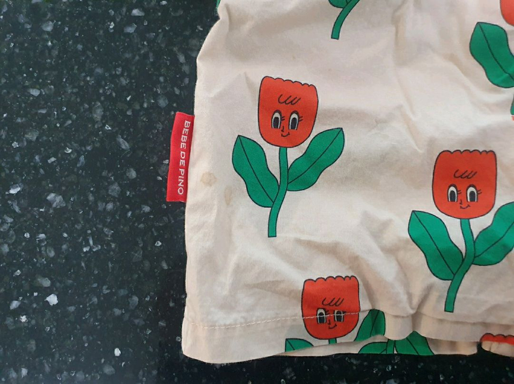 베베드피노 튤립블라우스 셋업, 아기상하복 90--3